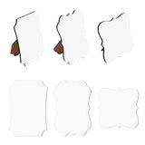 FINGERINSPIRE 3 Pcs Blank Sublimation Photo Frame Heat Transfer Blank Photo Frame MDF Frame Sublimation Blank Photo Frame Wooden Sublimation Photo FINGERINSPIRE