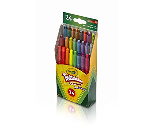 Crayola Twistables Crayons, Fun Effects, Gift for Kids, 24 Count Crayola