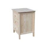 International Concepts Nightstand with 3 Drawers, Standard IC International Concepts