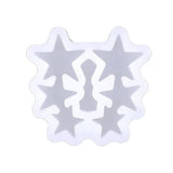 Silicone Earrings Mold Ear Stud Earring Resin Mold Star Epoxy Resin Casting Mold for DIY Crafts Earrings Jewelry Making clay earring molds christmas SYlive