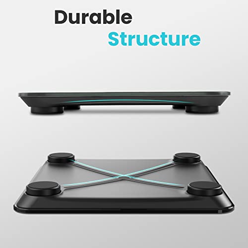 Etekcity FSA HSA Store Eligible Smart Scale for Body Weight Fat, Digital Bathroom Weighing Machine for Accurate BMI Muscle Mass Composition, Home Use Etekcity