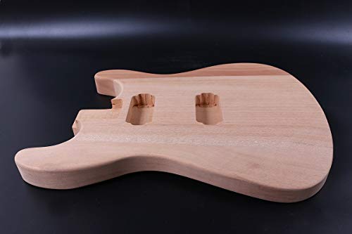 Unfinished Guitar Body mahogany Wood Electric Guitar Body replacement DIY Guitar St HH yinfente