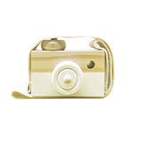 Baby Toy Wooden Mini Camera Toy, Baby Kids Cute Mini Sharpe Toy, Neck Hanging Photographed Props for Baby Toddlers Children Kids' Room Hanging Decor Cynzia