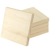JOIKIT 20 Pack 5 x 5 Inch Wood Canvas Panels, 1cm Thick Wooden Canvas Board Unfinished Wood Cradled Painting Panel Boards, Artist Wooden Canvases for JOIKIT
