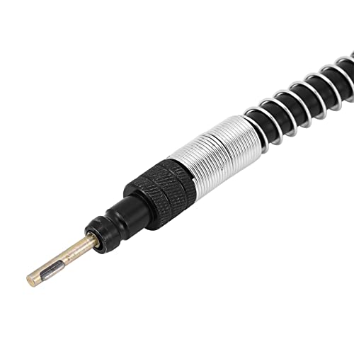 Electric Woodworking Carving Chisel Engraving Knife Tool 5 Carving Blades 2 Wrench and Soft Tube Set Yosoo