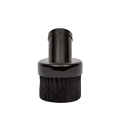 Shop-Vac 9061500 Round Brush Nozzle, Plastic Construction, Black in Color, 1-1/4 Inch Diameter Sleeve, (1-Pack) Shop-Vac