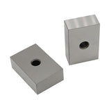 Nakkaa 1-2-3 Blocks Set Matched Pair 23 Holes .0002" Squareness Hardened Steel Setup Blocks Ultra Precision Machinist 1"x2"x3" Blocks for Machinist Nakkaa