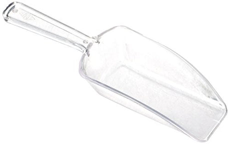 Package of 12 Clear Hard Plastic Candy Scoops for Candy Buffets, Parties, and Decorating Factory Direct Craft