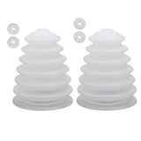 Replacement Electric Drill Dust Collector Hammer Dustproof Cover Rubber Scalable Bowl Device Power Tool Utility Accessories (2pcs) WoodArtSupply
