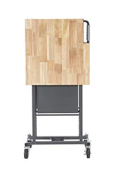 COSCO SmartFold Portable Workbench/Folding Utility Table (Gray Steel Frame) Cosco