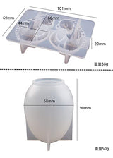 2 Pack Dragon Egg Mold Dinosaur Mold Silicone Mold for Resin Dragon Candle Mold Easter Egg Mold Dragon Silicone Mold for Candles Home Decoration Mold ESEDAGE