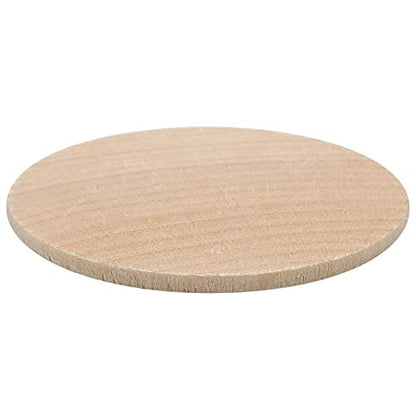 2 Inch Natural Wood Slices Unfinished Round Wood Coins for DIY Arts & Crafts Projects, 60 per Pack