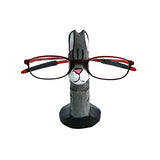 MAGIC WOOD Wood Handcarved Animal Glasses Stand Sunglass Holder Display Desktop Eyeglassed Holder Holiday Decoration Gift For Home Office（Cat） MAGIC WOOD