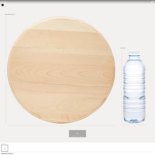 Unfinished Wooden Circles 12 inch, Pack of 1 Round Wood Plaques Unfinished Wood Circles for Crafts Charcuterie Board by Woodpeckers Woodpeckers