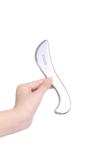 STICKON Stainless Steel Gua Sha Muscle Scraper Tool, Scraping Massage Tools, Physical Therapy Tools, GuaSha Massage Scraper Tool, IASTM Tools Great STICKON