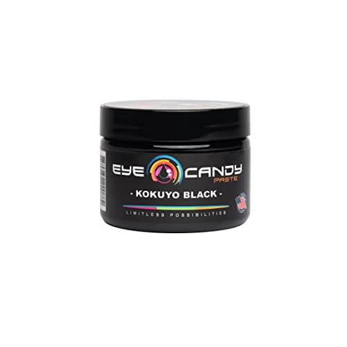 Eye Candy Black Resin Pigment Paste "Kokuyo Black" (2 oz Paste) | Epoxy Resin Art Paste | Highly Pigmented | Eye Candy