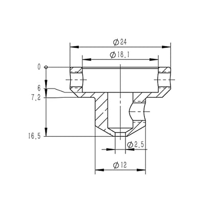 Genmitsu 6mm Air Assist Nozzle for 4mm Hose, Laser Engraver and Cutter Air Assist Upgrade for Increased Laser Power and Clean Finish - WoodArtSupply