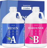 Epoxy Resin 1 Gallon - Crystal Clear Epoxy Resin Kit - Self-Leveling, High-Glossy, No Yellowing, No Bubbles Casting Resin Perfect for Crafts, Table WoodArtSupply