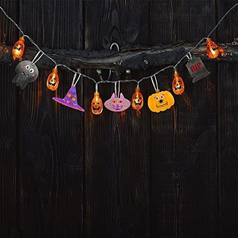 Halloween Crafts for Kids Halloween Decorations Wooden Slices Blank Cutouts Unfinished Wood Hanging Ornaments for Indoor/Outdoor Make Your Own Gift Tags for Halloween Party Favors, Home Decor, 25 Pcs - WoodArtSupply