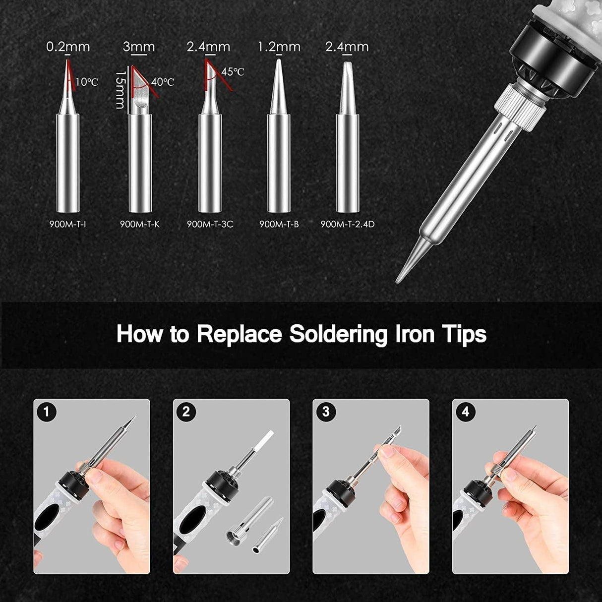 SREMTCH 43-Piece Adjustable Temperature Pyrography Pen and Wood Burning Kit WoodArtSupply