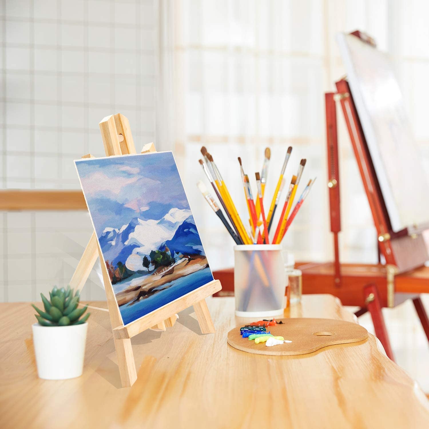 Hot Sale High Quality Wooden Painting Kids Table Art Easel, Artist  Lightweight Mini Display Desktop Easel Stand Professional - China Easel,  Easel Stand