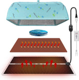 Epoxy Heating Mat with Cover Timer, Heat Pad for Resin Molds, Fast Curing Drying Warming Machine WoodArtSupply