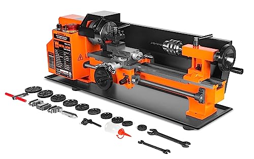 WEN 7-by 16-Inch Benchtop Metal Lathe, Variable Speed, Two Direction (ML716)