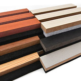 Art3d Wood Slat Acoustic Panels for Stylish Decor and Noise Reduction, 3D Textured Panel for Ceiling and Wall, Samples Pack Art3d