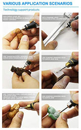 Rechargeable cordless Electric Micro Engraver Pen Mini DIY Engraving Tool Kit for Metal Glass Ceramic Plastic Wood Jewelry with 30 Bits and 16 Ryoma