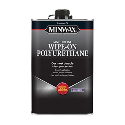 Minwax 40910000 Wipe-On Poly, Pint, Satin, 16 Fl Oz - WoodArtSupply