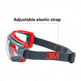 3M GoggleGear 500 Series GG501SGAF, Clear Scotchgard Anti-fog lens 3M