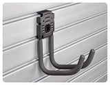 HandiWall Basic Accessory Kit with Locking Brackets for Garage Slatwall Panel Organization HandiWall