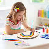 ZYNERY 3 Pcs Wood Slices for Centerpieces 13-15 Inches, Unfinished Wood Rounds Rustic Wedding Decor, Natural Paulownia Wood Centerpieces for Tables, ZYNERY