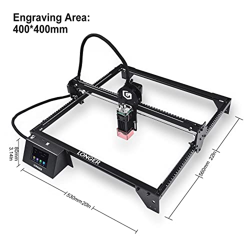 Longer RAY5 5W Laser Engraver is an economical machine suitable for beginners the spot size of 0.08*0.08mm, App Offline Control, DIY Engraver Tool