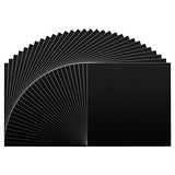 Matte Black Permanent Vinyl for Cricut, Huaxing Adhesive Vinyl Sheets (30 Pack; 12” x 12”) Permanent Vinyl Bundle for Silhouette, Cameo Cutters, Huaxing