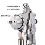 ZHONG AN Professional Paint Spary Gun, High Pressure Siphon Feed Spray Gun with 1000cc Cup, Nozzle Tip Size 3.0mm for Automotive, Household and ZHONG AN