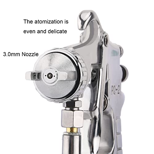 ZHONG AN Professional Paint Spary Gun, High Pressure Siphon Feed Spray Gun with 1000cc Cup, Nozzle Tip Size 3.0mm for Automotive, Household and - WoodArtSupply