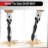 AIMLENTOOL Countersink Drill Bits Set, 7-Pack High Carbon Steel Countersink Drill Bits for Wood, Woodworking Carpentry Reamer with 1 Free Hex Key AIMLENTOOL