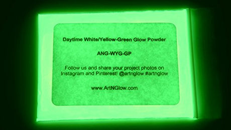 Glow in The Dark Pigment Powder - Neutral and Fluorescent Color for Art Painting, Fine Art, Nail Art Paint, and DIY Crafts - Non-Toxic, Long Lasting Art 'N Glow