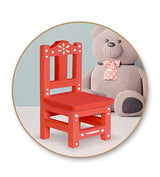 Multicraft Dining Chair Miniature Wood for Dollhouses, Displays, Crafting, DIY - 3.5 Inches Tall Multicraft