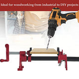 Sutekus 2Pack Pipe Clamps 3/4 Inch Wood Gluing Pipe Clamp Set with H-shaped Feet Bar Clamps Heavy Duty Woodworking Cast Iron Clamp Fixture (3/4 Inch) Sutekus