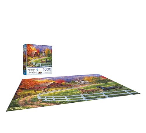 Cra-Z-Art - RoseArt - Abraham Hunter - Horse Valley Farm - 1000 Piece Jigsaw Puzzle