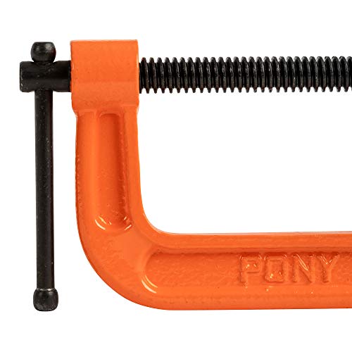 Pony Jorgensen 2630 3-Inch C-Clamp, Orange Pony Jorgensen