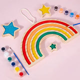 Kisangel 1 Set Doodle Playset Home Accessories Unfinished Wood Shape Unfinished Star Toys Unfinished Wooden Home Decorations Star Shape Toys Wooden Kisangel