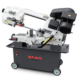 KAKA INDUSTRIAL Band Saw BS-712N, 4 step blade speeds Horizontal metal cut band saw with 1.5HP motor 115V and 230V Single phase KAKA INDUSTRIAL