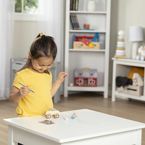 Melissa & Doug Created by Me! Monster Truck Wooden Craft Kit - Easter Basket Stuffers Easy To Assemble DIY For Kids Melissa & Doug