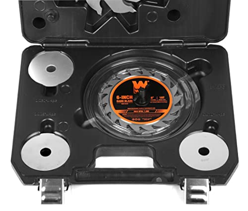 WEN BL067D 6-Inch 18-Tooth Carbide-Tipped Stacked Dado Blade Set for 8-1/4 and 10-Inch Table Saws WEN