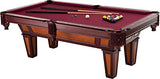 Fat Cat by GLD PRODUCTS Reno 7.5â€™ Pool Table with Dark Cherry Finish and Wine Colored Cloth, Accuslate Billiard Surface for Consistent Straight Fat Cat by GLD Products