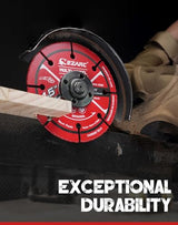 EZARC 3 Inch Cut Off Wheels, Carbide Cutting Disc, Angle Grinder Cutting Wheel for Wood, Wood with Nails, Laminate, Plastic, Plaster, 2 Pack EZARC