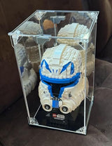 Acrylic Display Case Clear Action Figure Display Case with Mirrored Back, Dustproof Protection Display Box Alternative Glass Case for Collectibles Dezzer